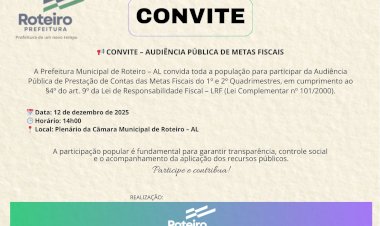 CONVITE- AUDIÊNCIA DE METAS FISCAIS