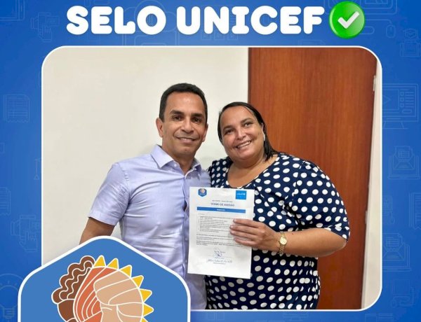 ASSINATURA DO TERMO DE ADESÃO DO SELO UNICEF