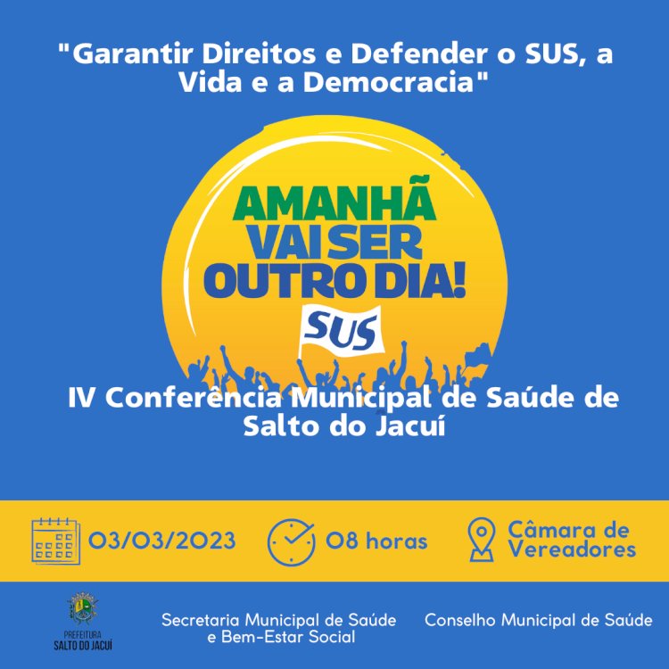 IV Conferência Municipal de Saúde